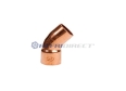 copper solder fitting ConexBanningher, 45° bends with male-female connections Mod. 5040- 42- 42 X 42